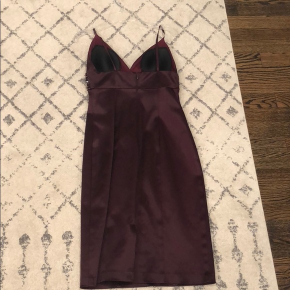 Maria blanco nero purple/ burgundy dress - Picture 5 of 5